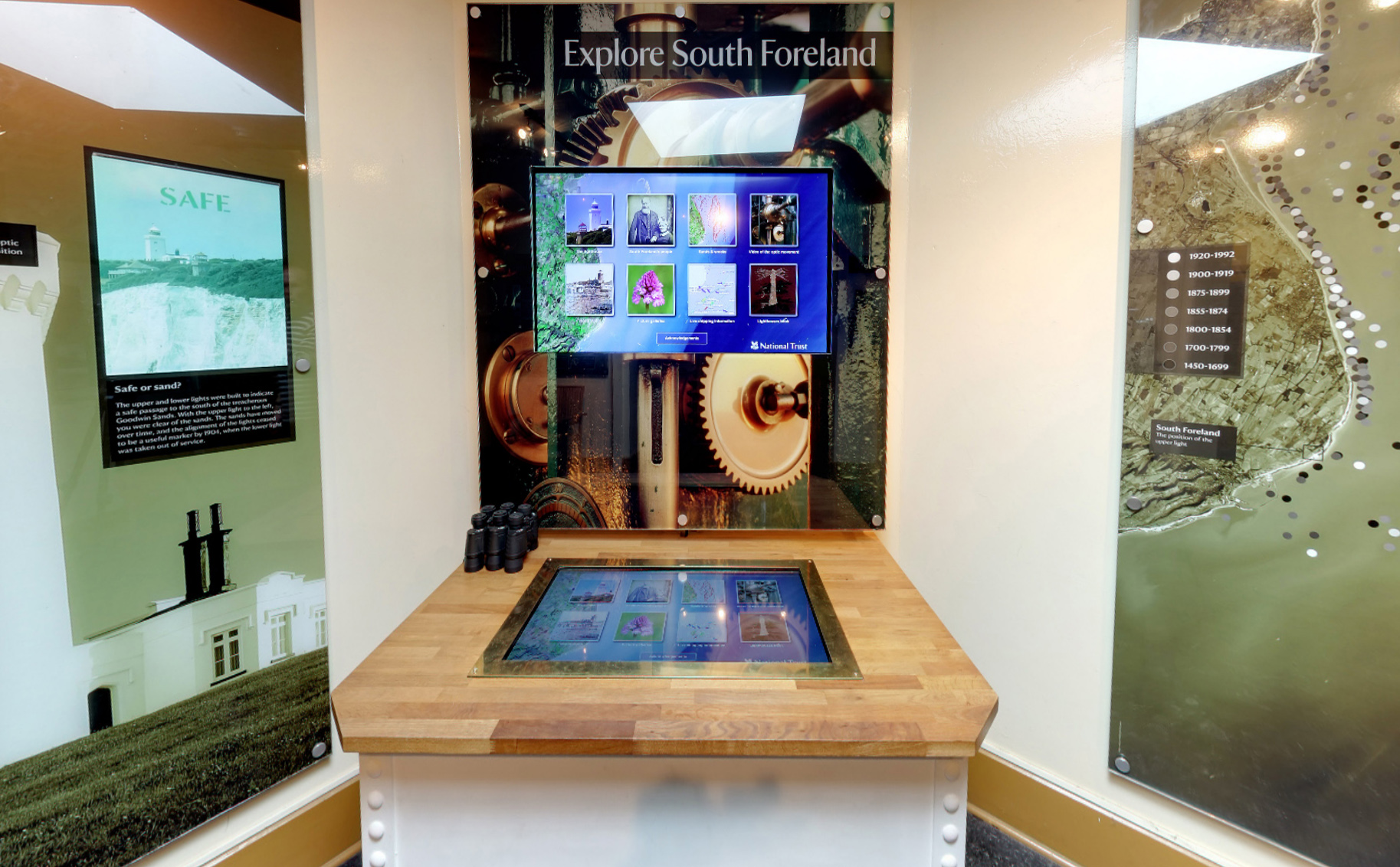 South Foreland Lighthouse interactive exhibit
