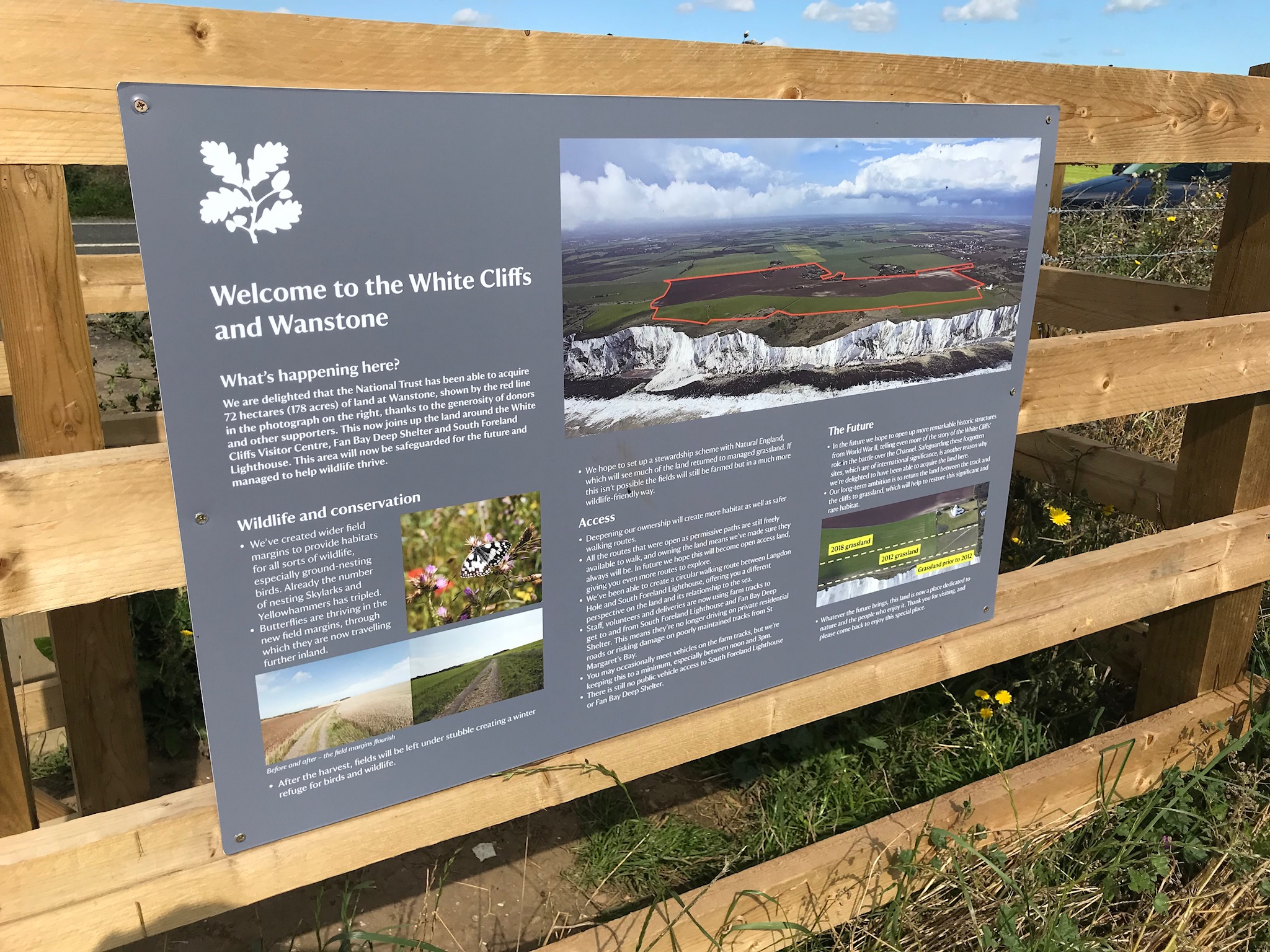 New access and interpretation graphics have been installed, written and designed by Corvidae